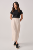 Rib Skirt - Beige