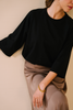 Raglan Oversize T- Shirt - Black