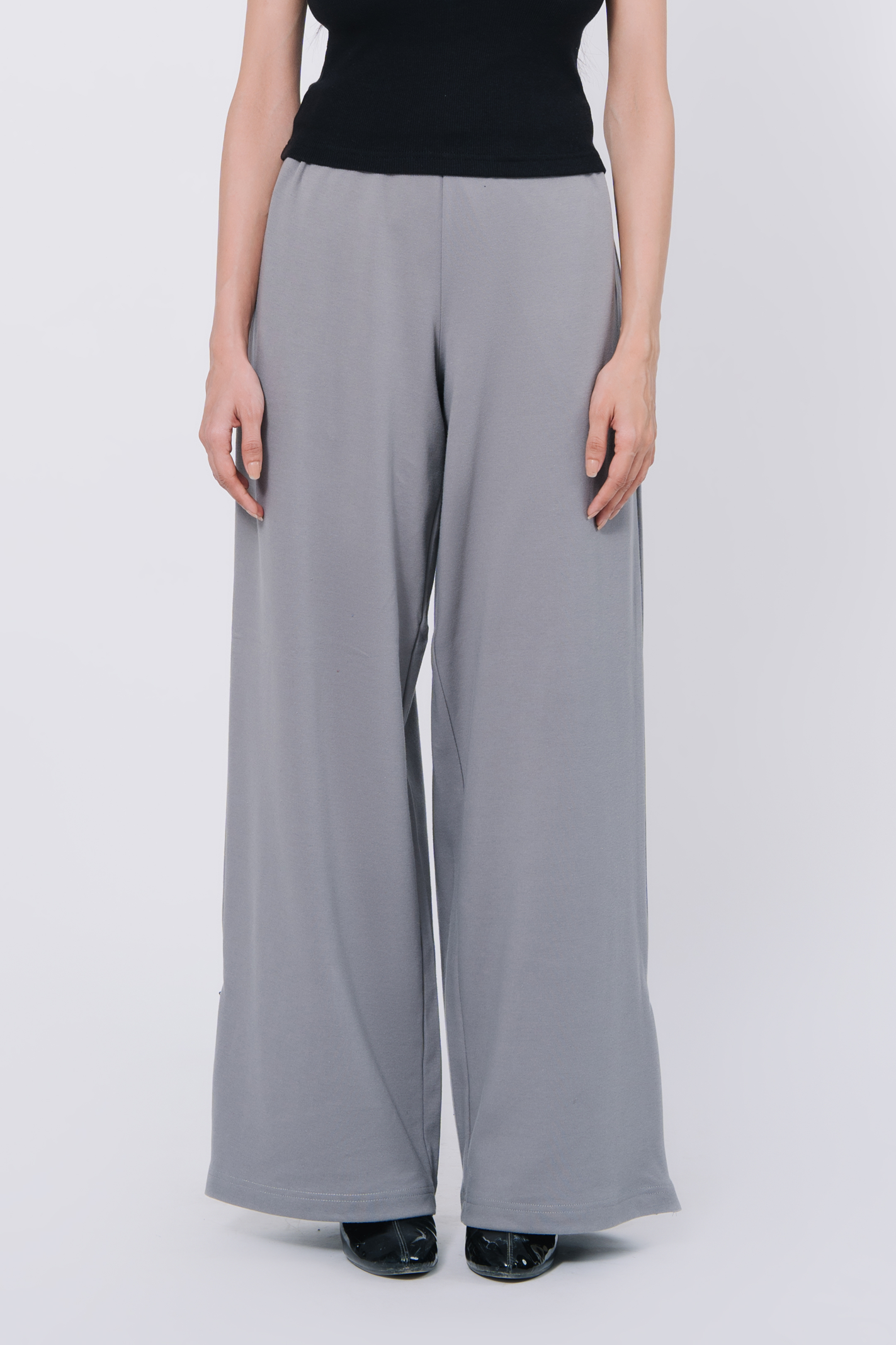 Wide Leg Trouser - Charcoal Secondary image