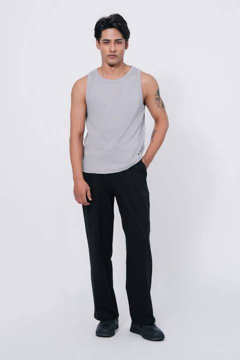 Relax Fit Terry Trouser - Black
