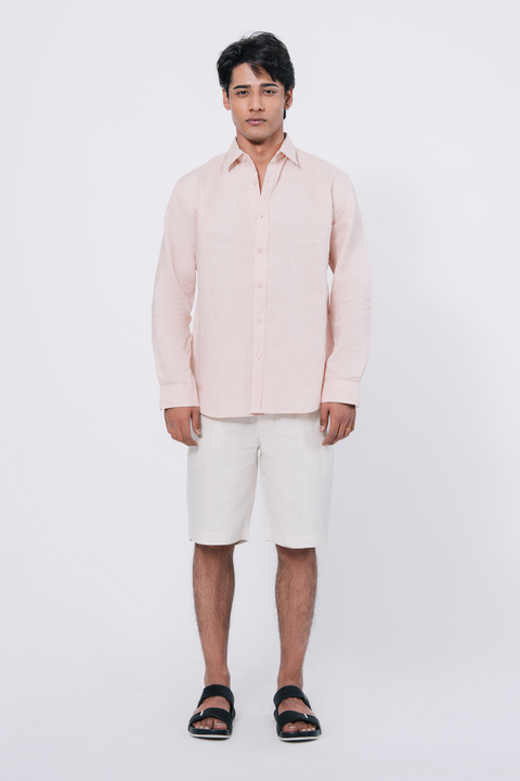 Basic Regular fit Shirt - Peach