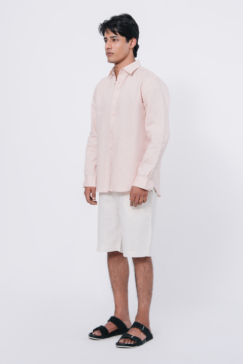 Basic Regular fit Shirt - Peach