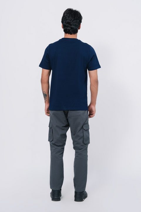 Premium Cotton T Shirt
- Navy Blue