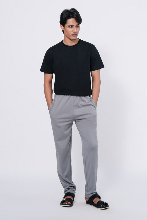 Straight Fit Jogger Trouser - Charcoal