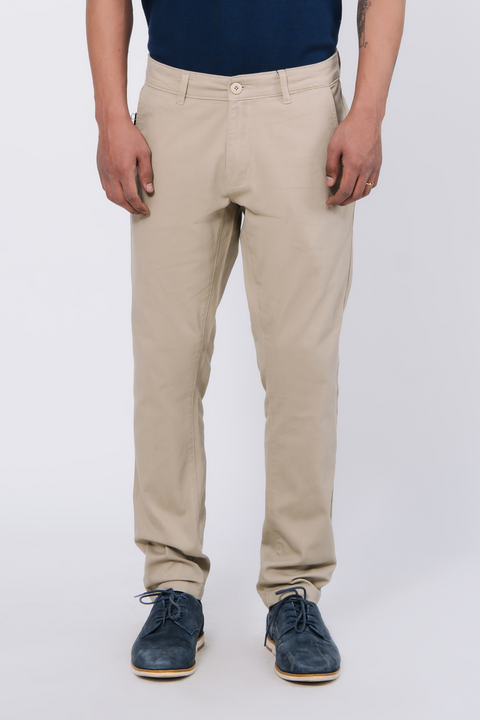 Stretch Chino Pants- Stone