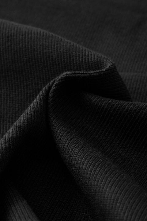 Fold Over Bandeau - Black