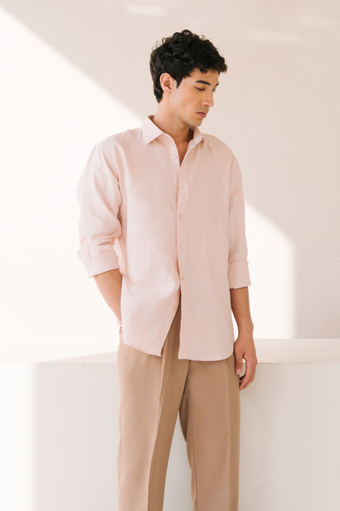 Basic Regular fit Shirt - Peach