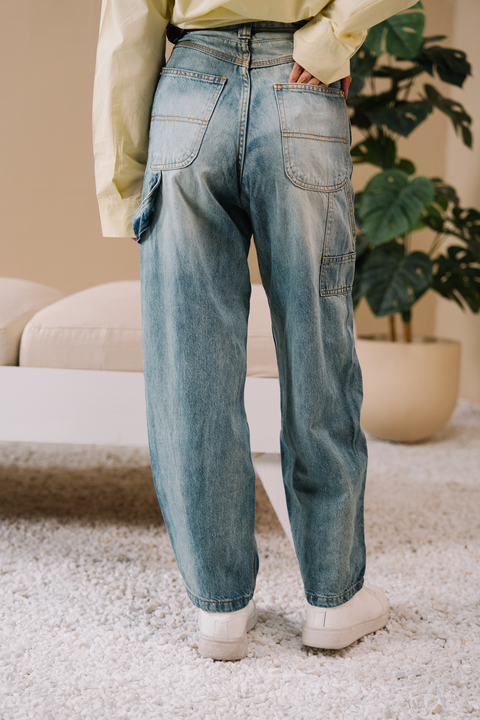Baggy Balloon Fit Jeans