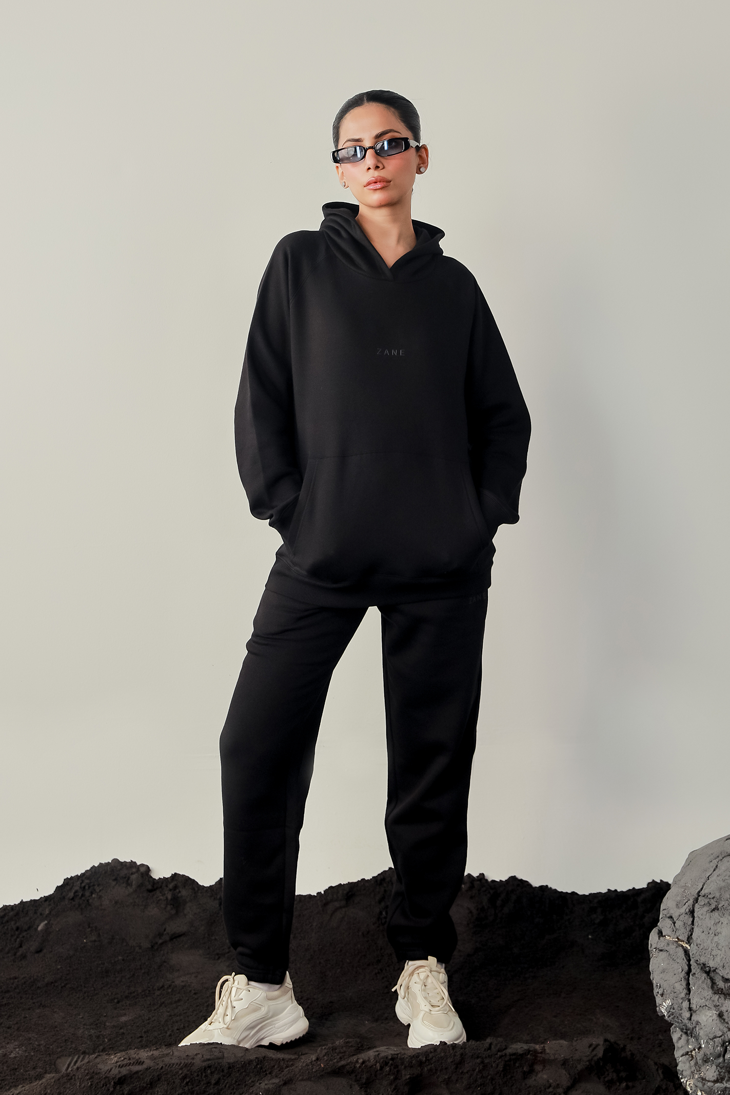 Women Sweatpants  - Black