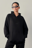 Women Hoodie  - Black