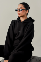 Women Hoodie  - Black
