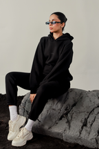 Women Sweatpants  - Black