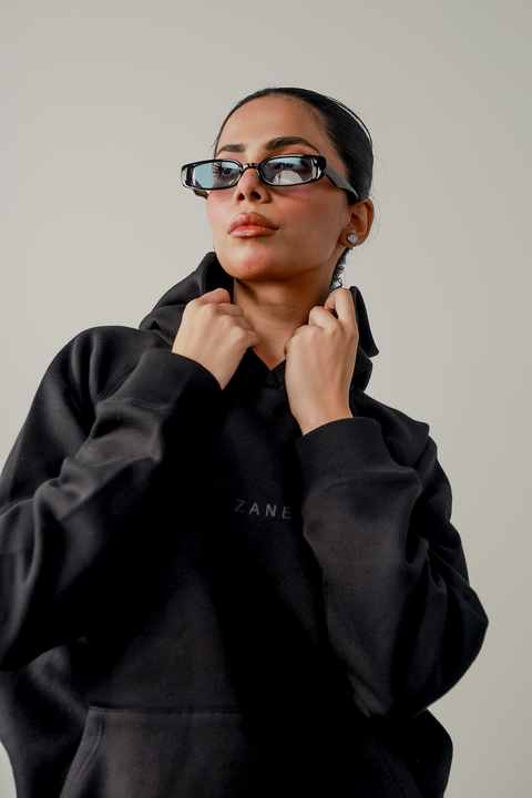 Women Hoodie  - Black
