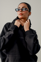 Women Hoodie  - Black