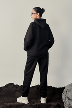 Women Sweatpants  - Black