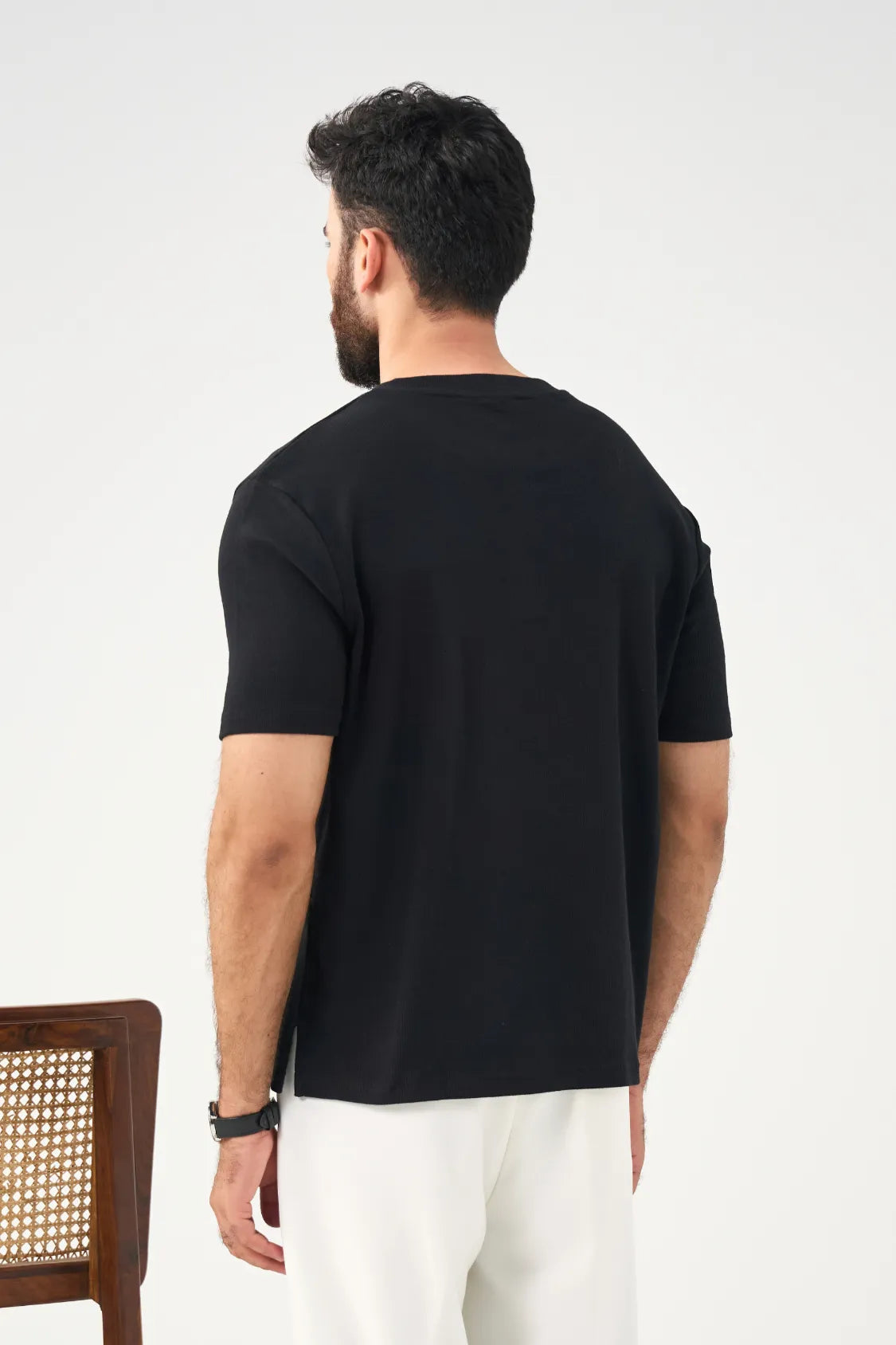 Henley Tee - Black
