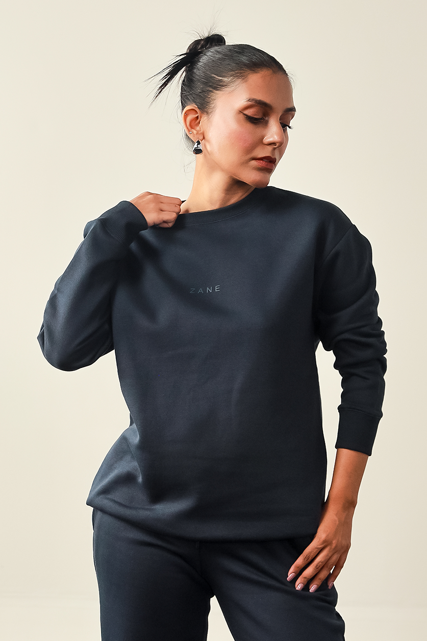 Women Sweatshirt - Navy
