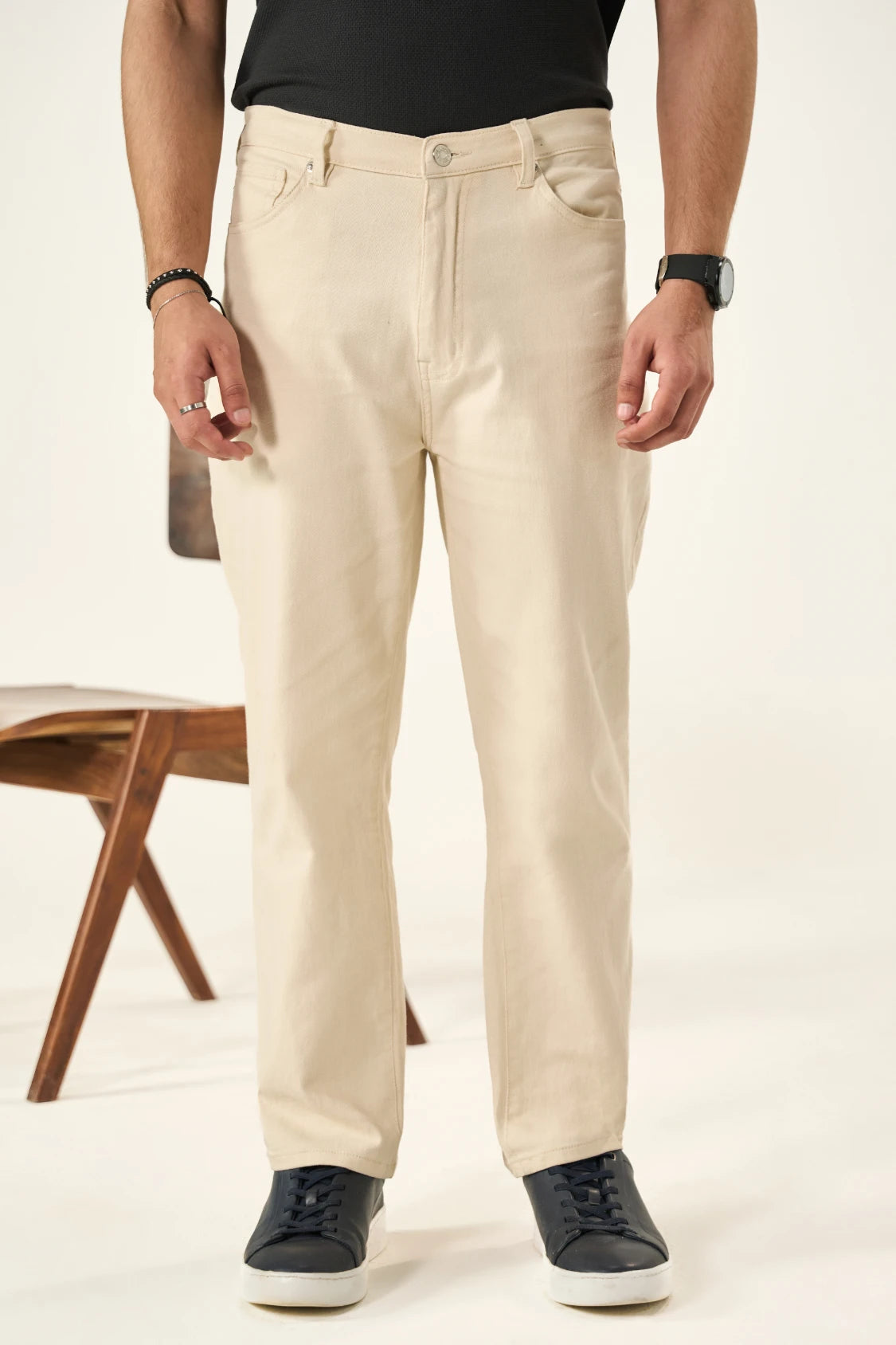 Twill Pants - Off White