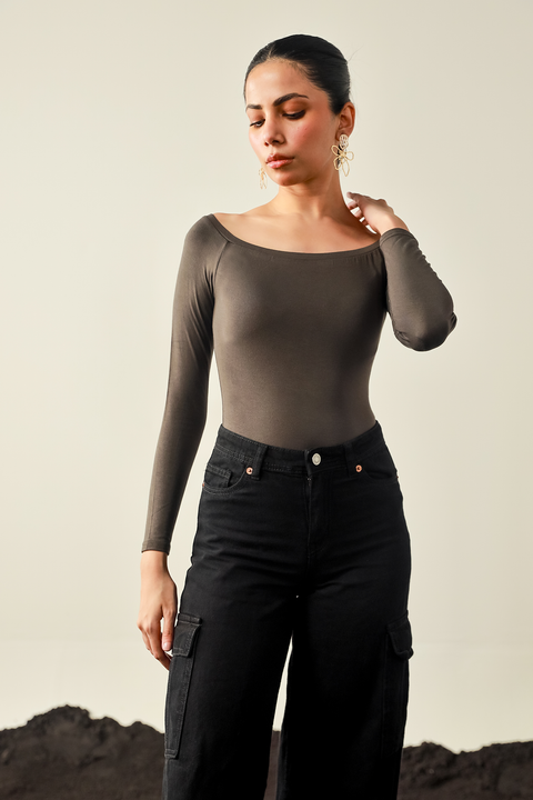 Body Suit - Dusty Olive