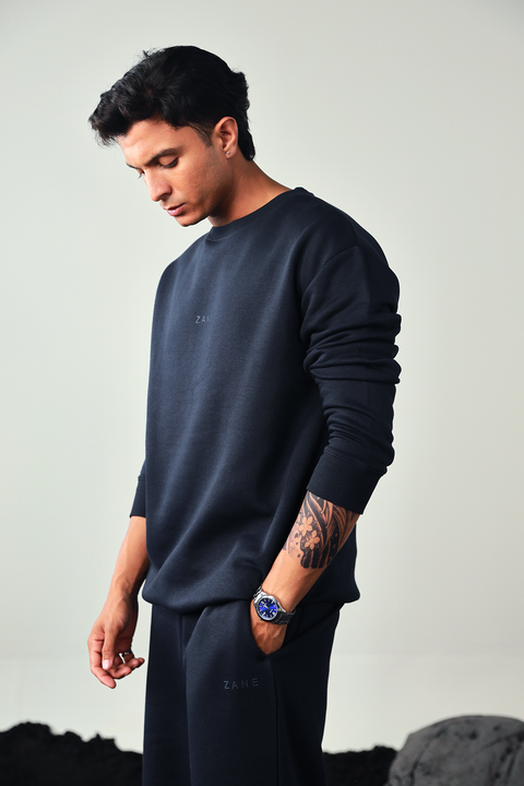 Men Sweatshirt - Navy
