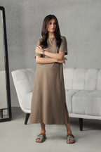t shirt dress walnut