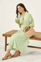 Luna Co-Ord Set - Matcha Green