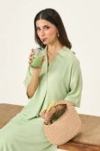 Luna Co-Ord Set - Matcha Green