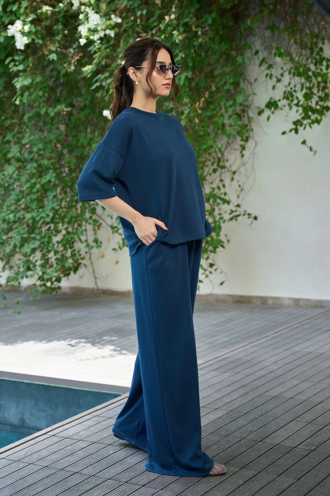Everywear Co-Ord Set - Teal Secondary image