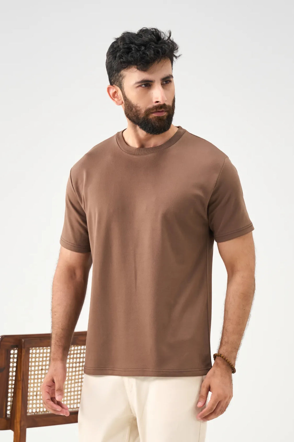 Lazy Tee - Wood Brown