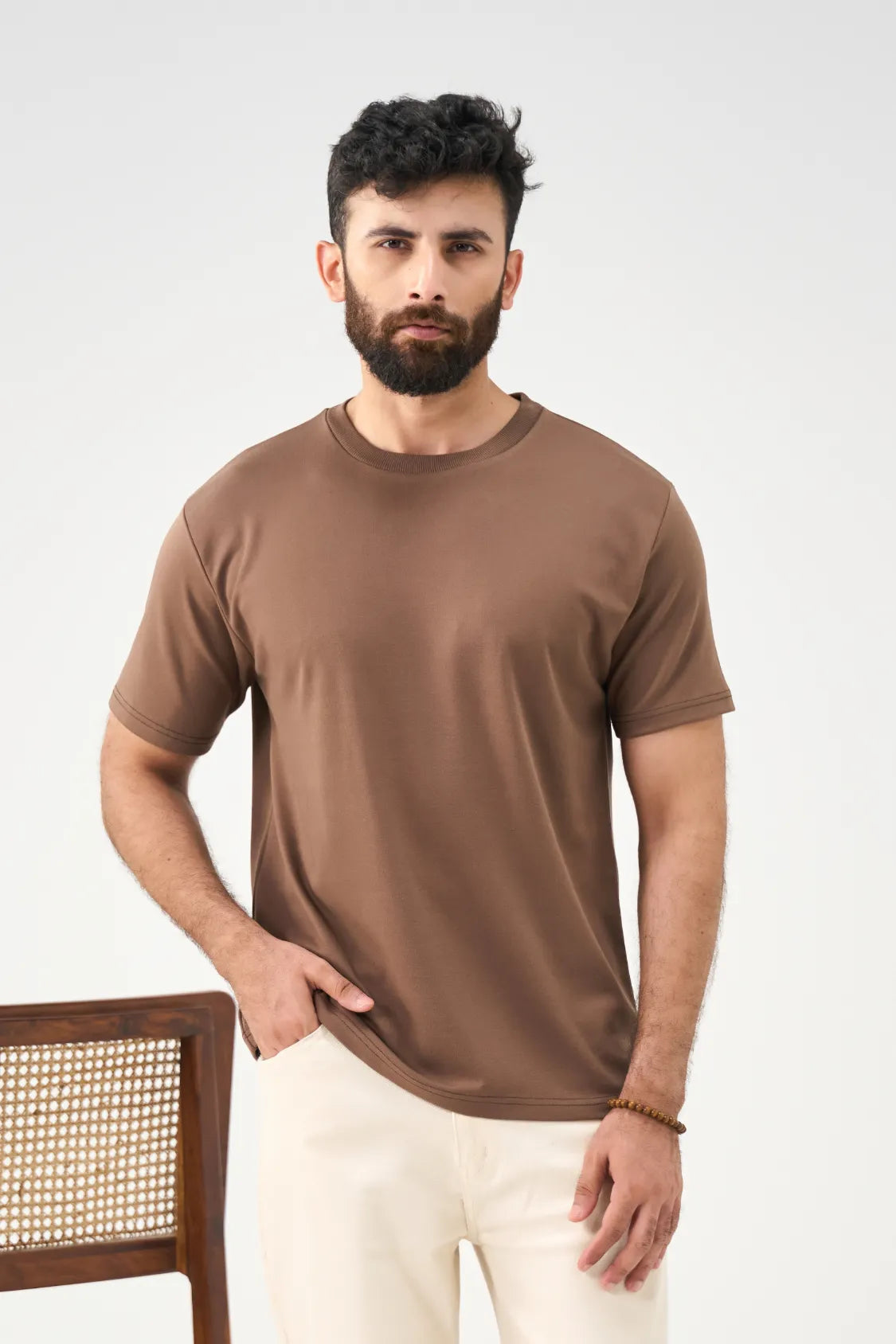 Lazy Tee - Wood Brown Secondary image