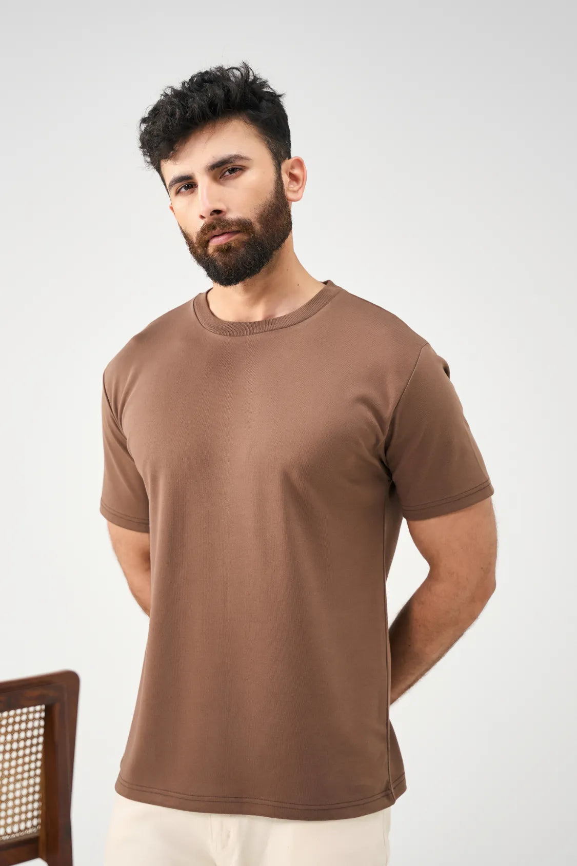 Lazy Tee - Wood Brown Main image