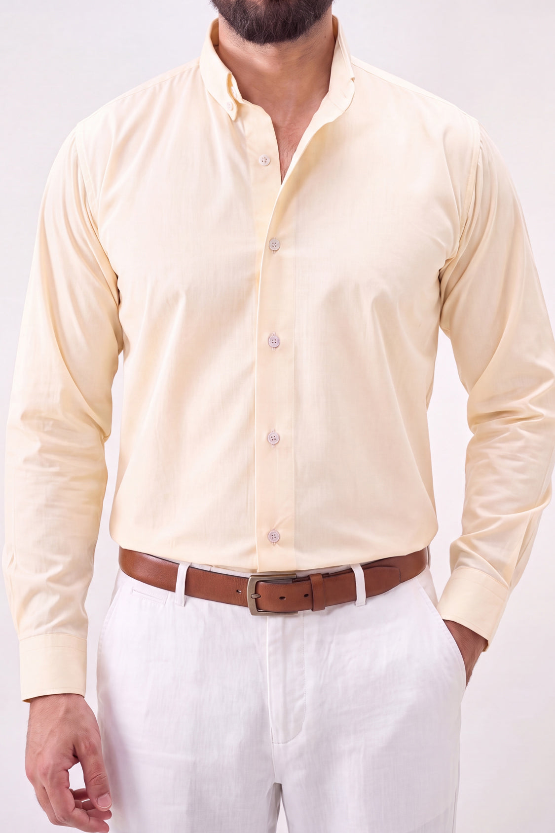 Everyday Solid Shirt - Sand Yellow Secondary image