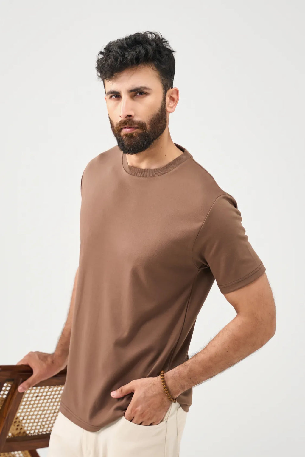 Lazy Tee - Wood Brown