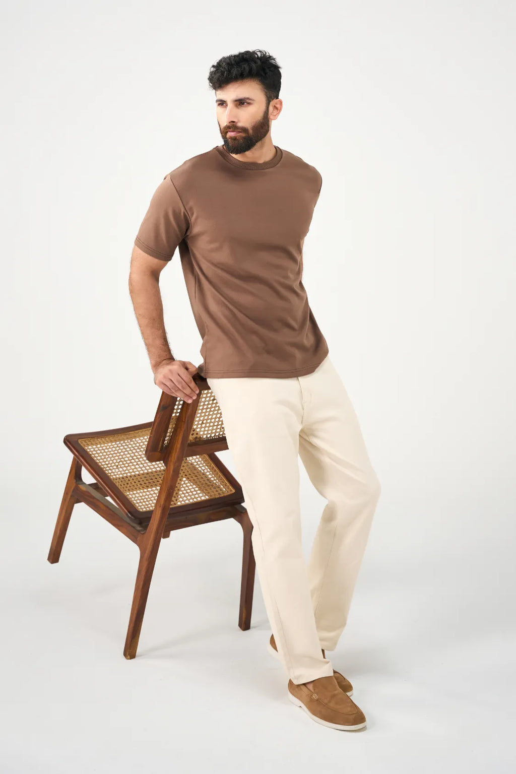 Lazy Tee - Wood Brown
