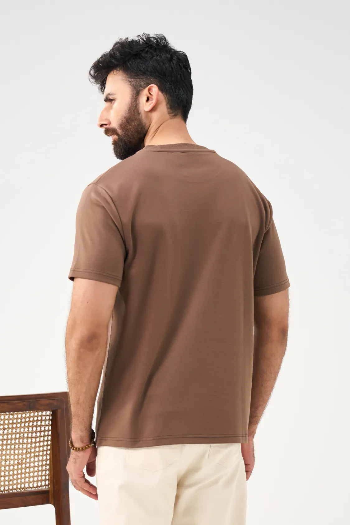 Lazy Tee - Wood Brown