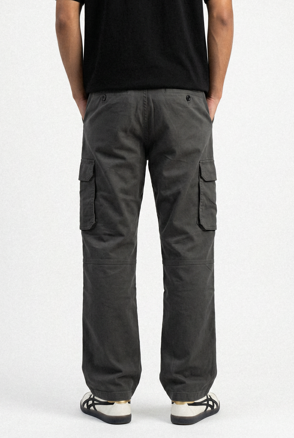 Stretch Cargo Pants – Grey