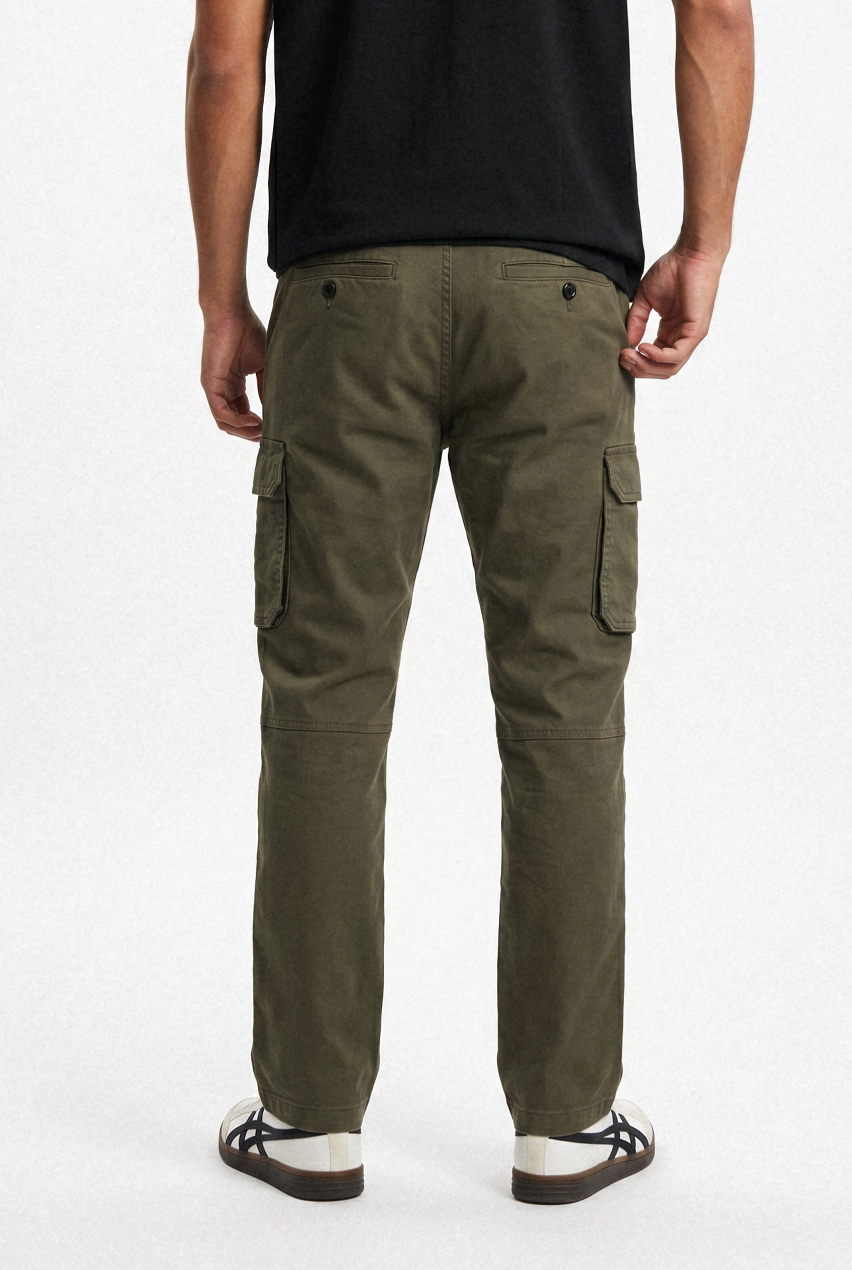 Stretch Cargo Pants – Olive
