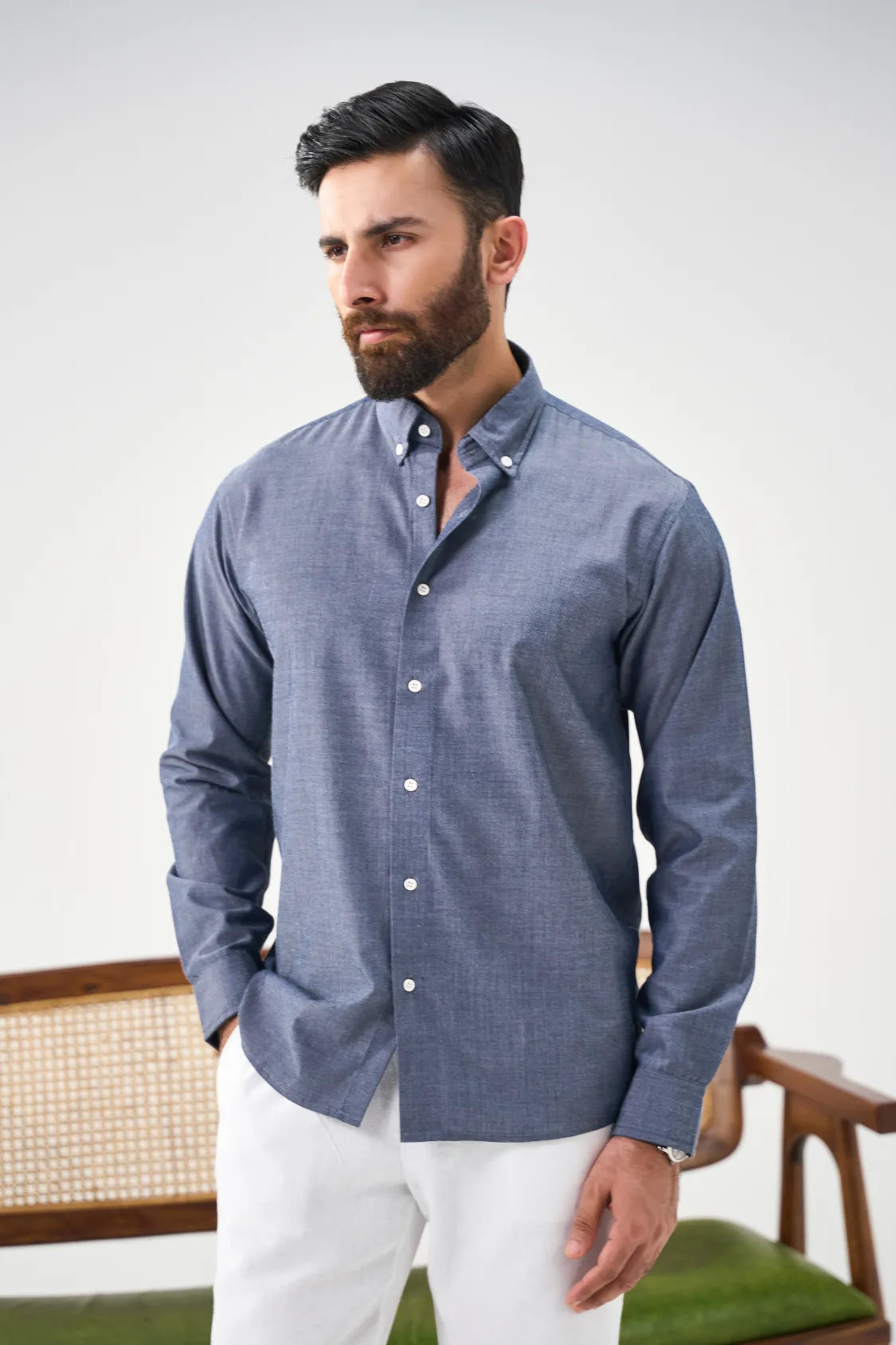 Everyday Linen Shirt - Dark Grey