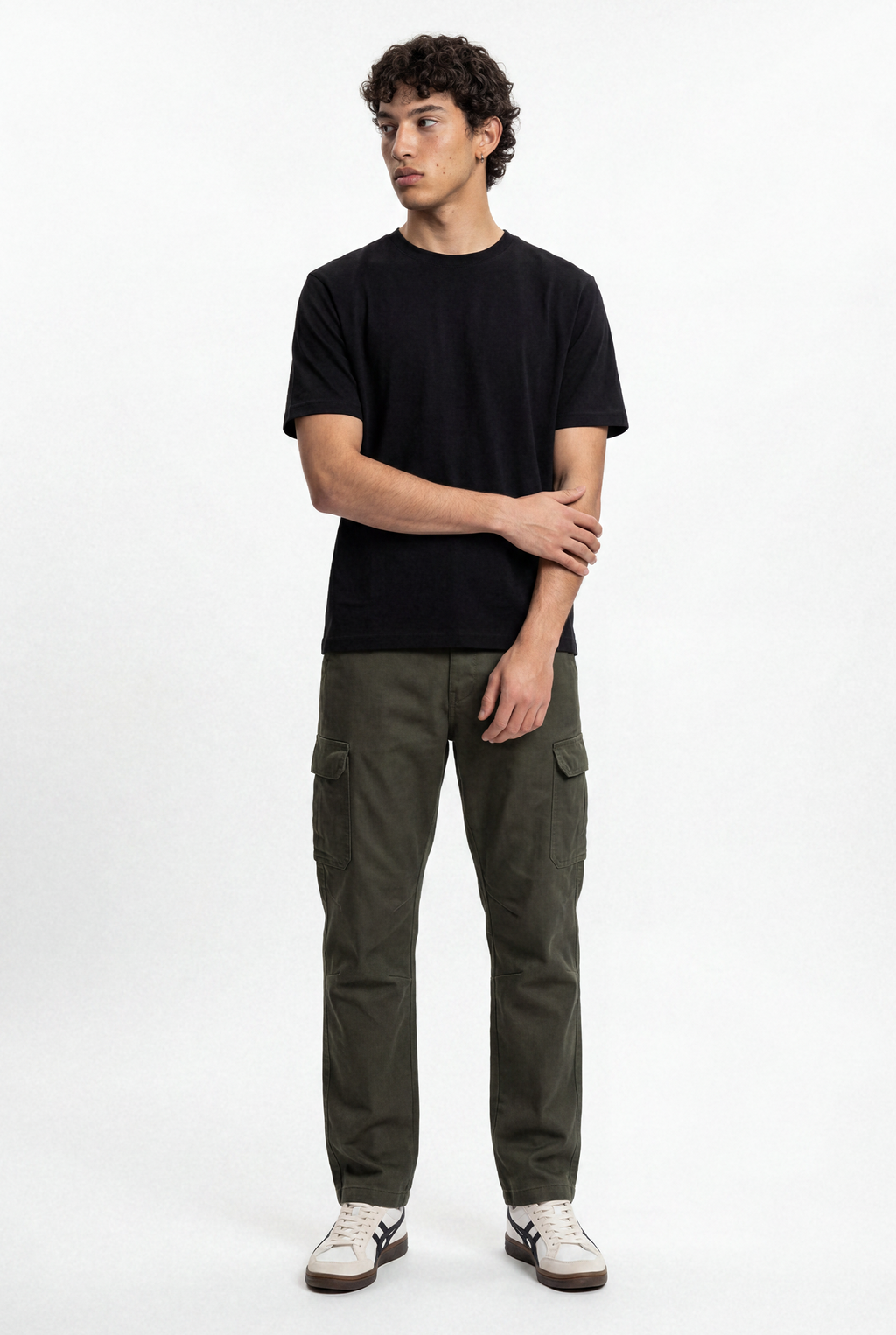 Stretch Cargo Pants – Olive
