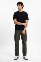 Stretch Cargo Pants – Olive