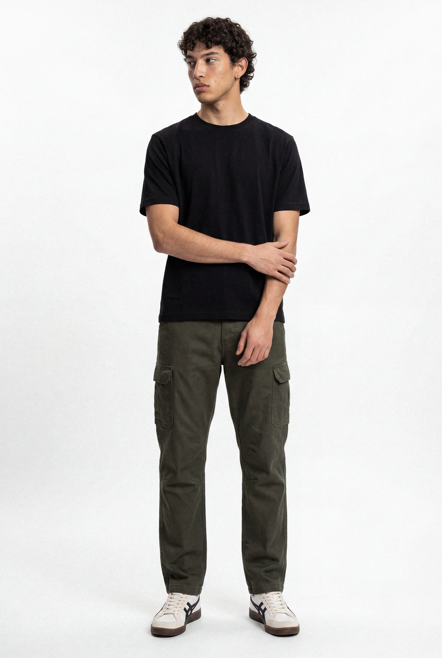 Stretch Cargo Pants – Olive