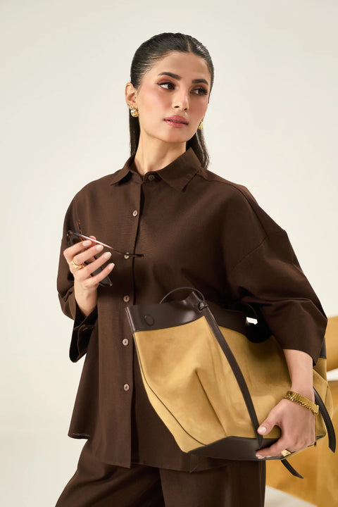 Essential Linen Set - Mocha Brown