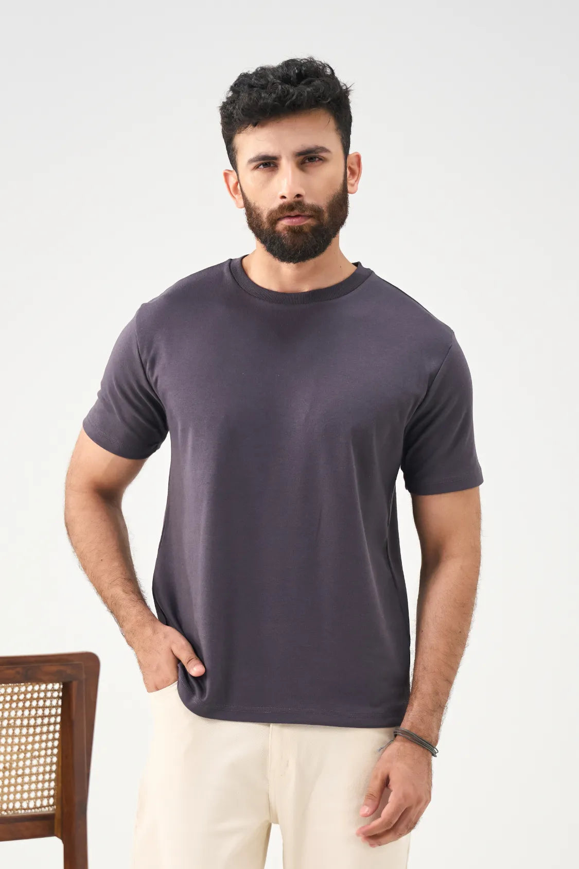Lazy Tee - Smoked Plum Secondary image