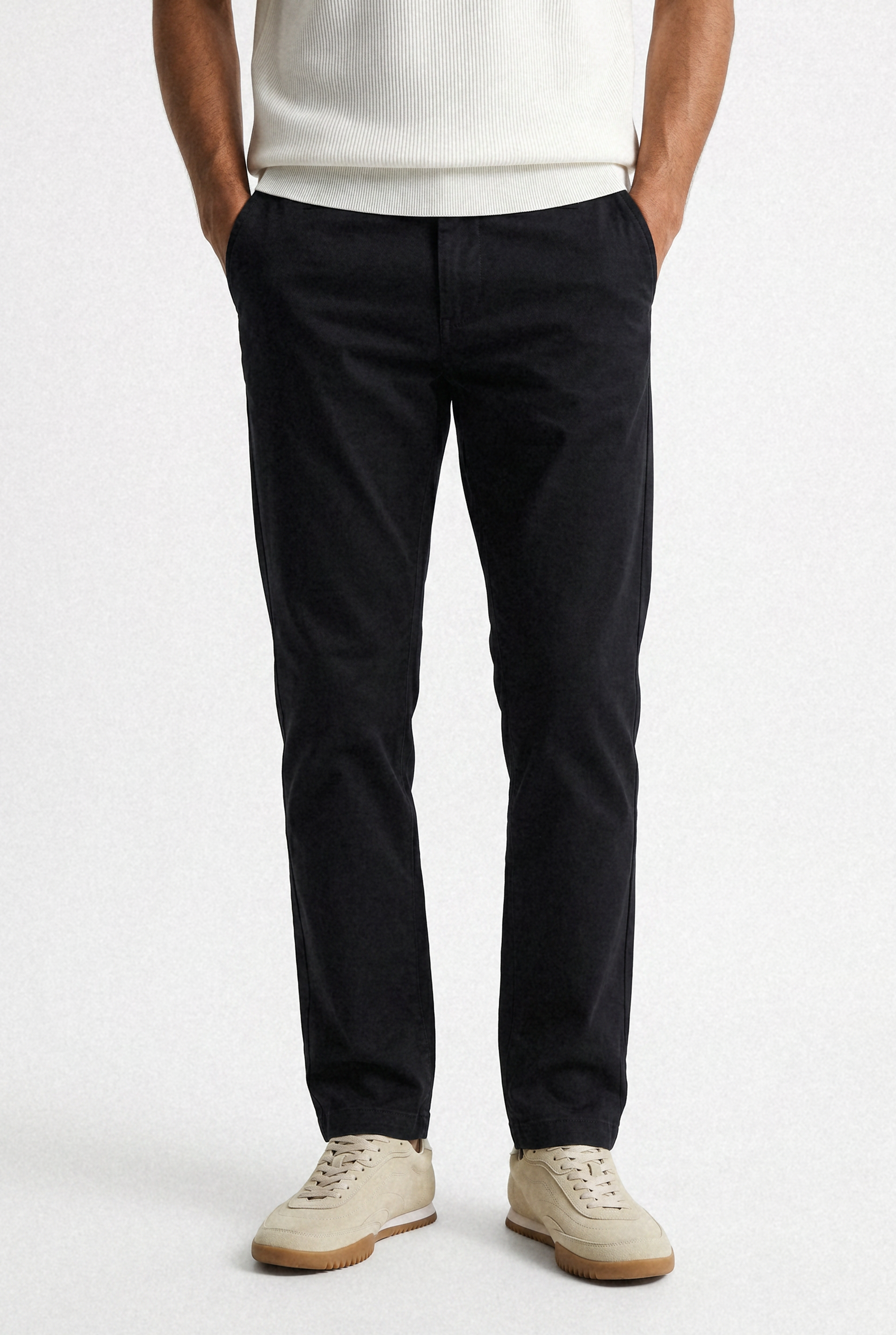 Stretch Chino Pants – Black Main image