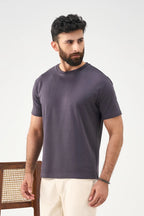 Lazy Tee - Smoked Plum