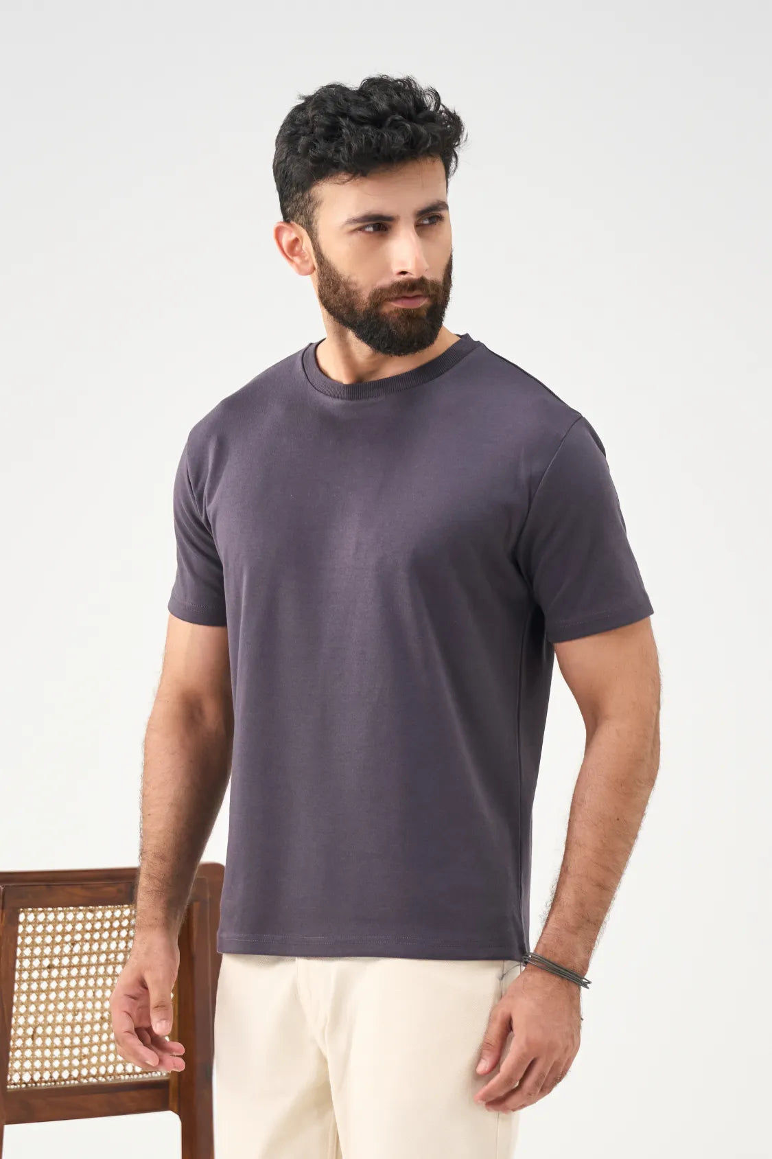 Lazy Tee - Smoked Plum