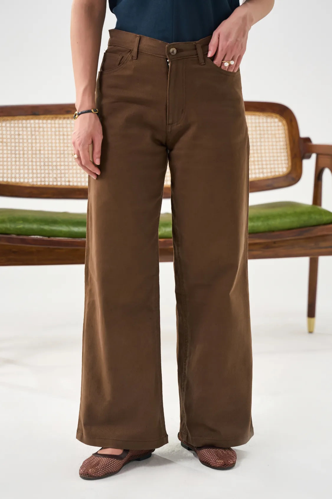 Twill Pants - Brown Secondary image