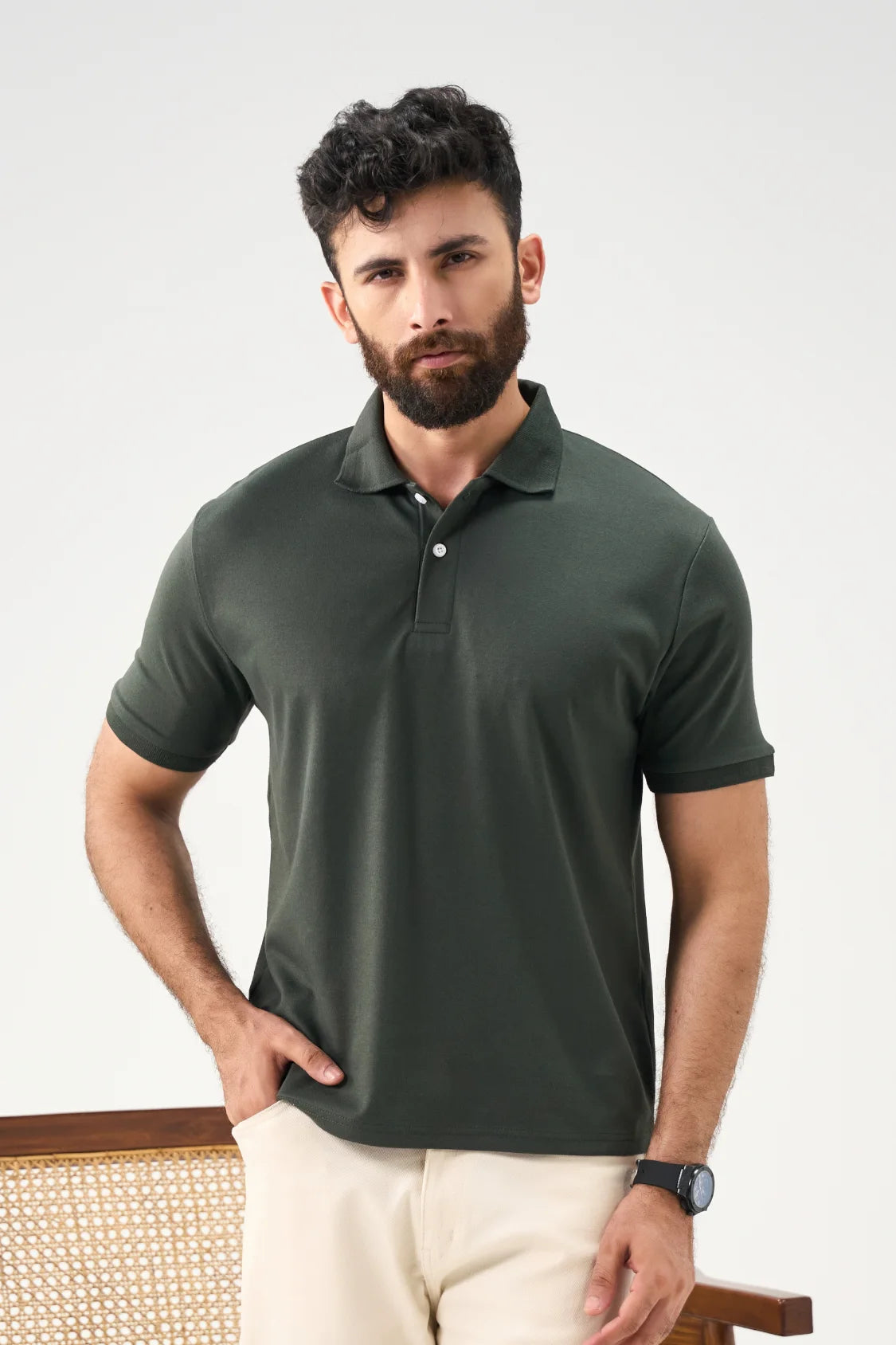 Anywear Polo - Deep Green