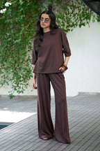 Everywear Co-Ord Set - Brown