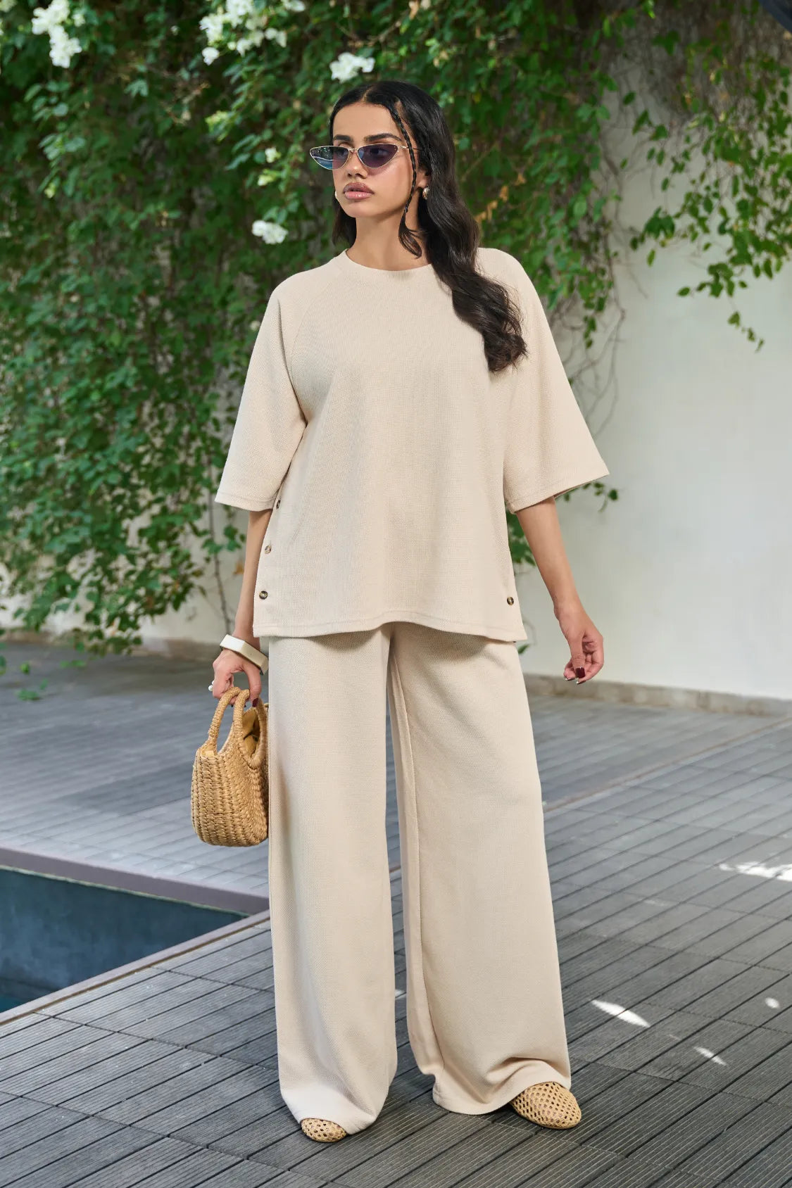 Delilah Co-Ord Set - Cream